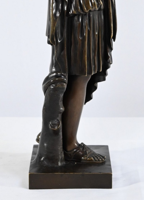 Bronze “Diane de Gabies”, after Praxiteles – 19th century