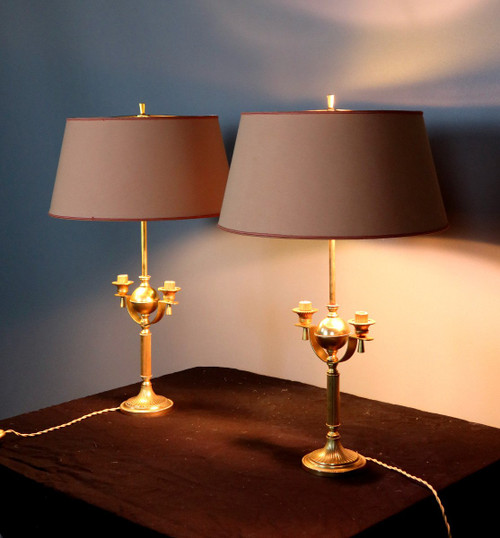 Pair Of Neoclassical Lamps