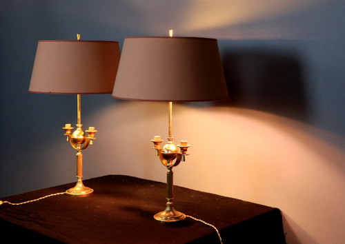 Pair Of Neoclassical Lamps