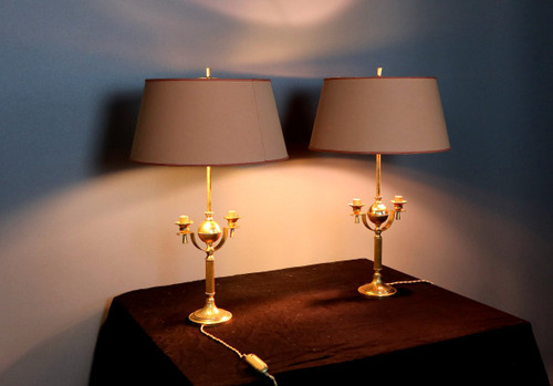 Pair Of Neoclassical Lamps