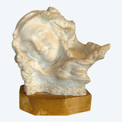 Carrarre Marble Group Prof Pattarino Marble Sculpture XX Century