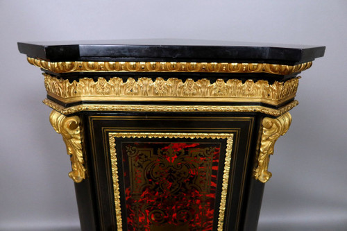 Napoleon III Period Corner In 19th Century Marquetry