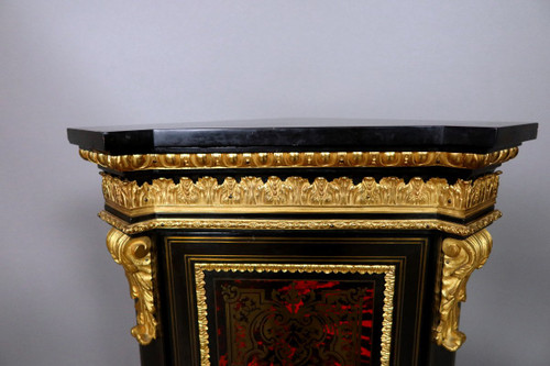 Napoleon III Period Corner In 19th Century Marquetry