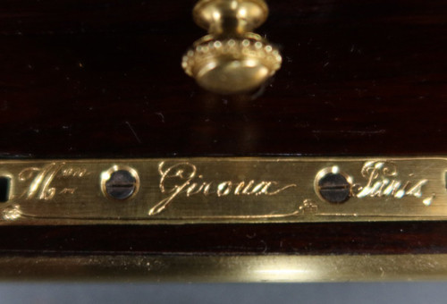 19th century ebony cigar humidor at Giroux house in Paris