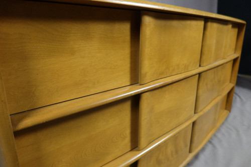 Vintage beech chest of drawers