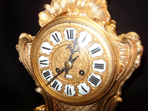 Orologio in bronzo dorato sz Daubrée