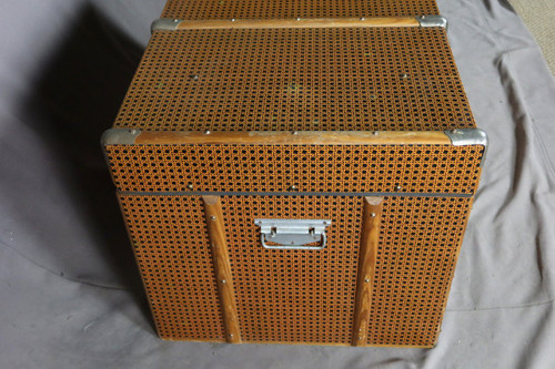 20th-century Imitation Cannage trunk