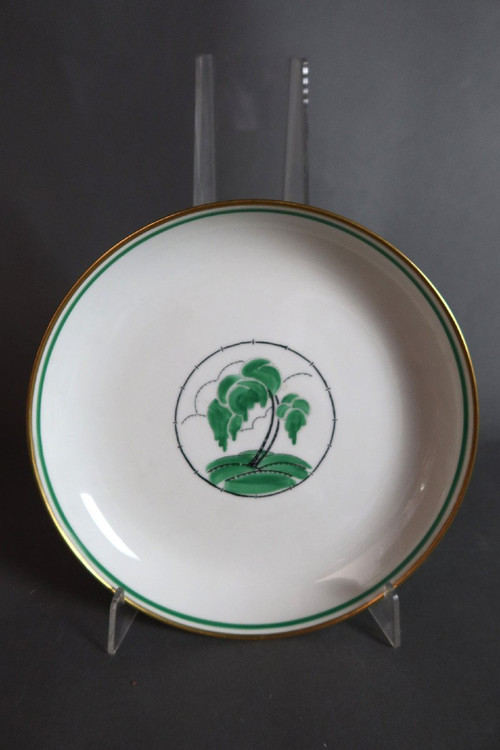 Rouard Art Deco Porcelain Tea and Dessert Service in Paris