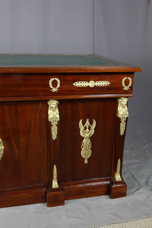 Empire mahogany desk 19th century