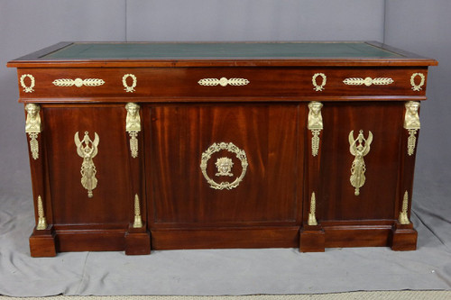 Empire mahogany desk 19th century