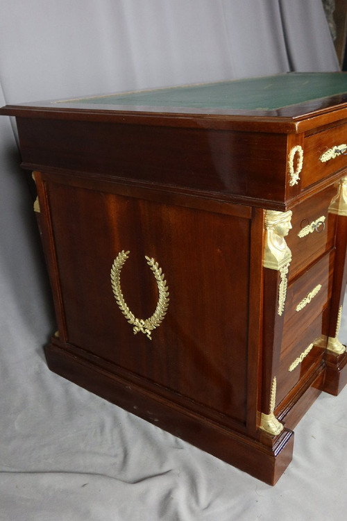 Empire mahogany desk 19th century