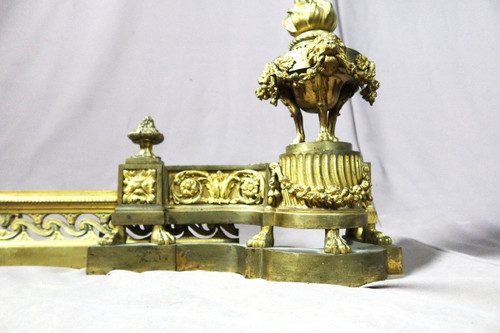 Front Of Fireplace In Gilt Bronze