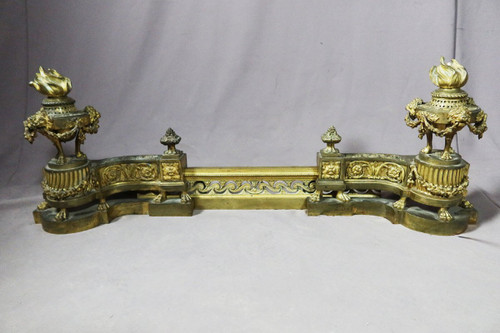 Front Of Fireplace In Gilt Bronze