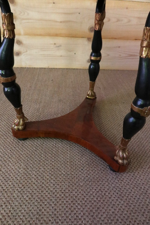 Empire Pedestal Table With Swan Necks