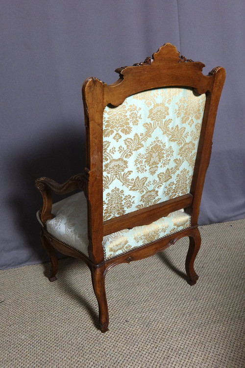 19th Century Walnut Armchairs And Chairs