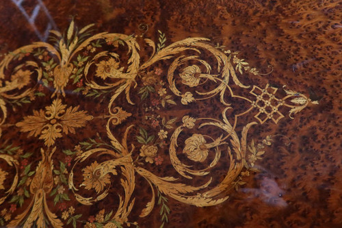 Table De Milieu En Marqueterie XIXe siècle