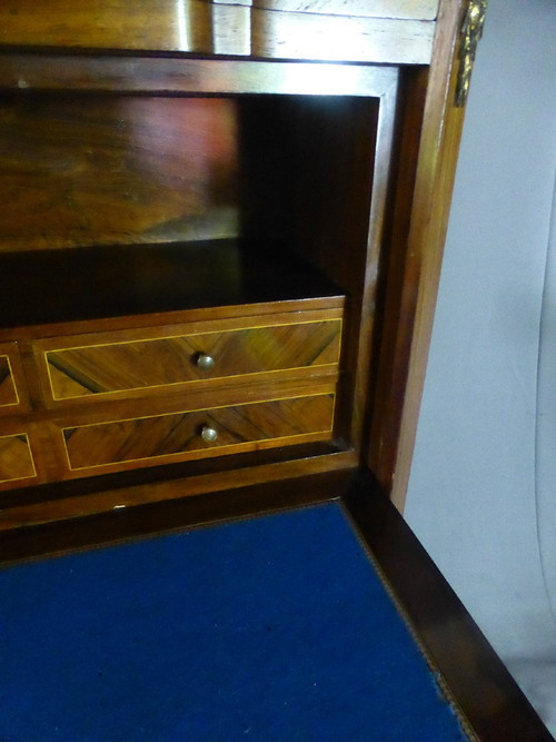 Nineteenth-century Marquetry Secretary