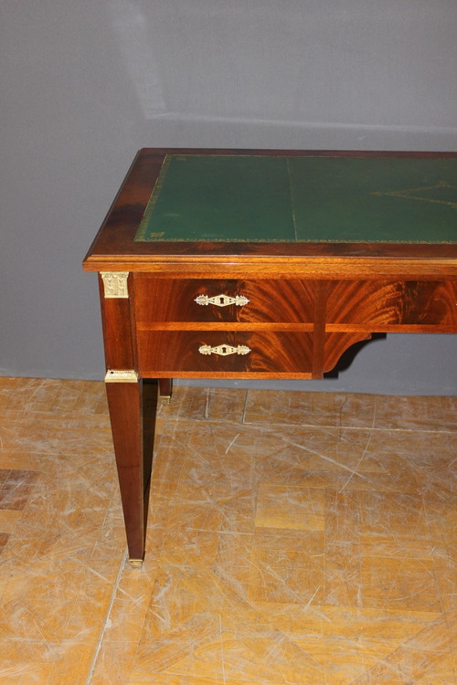 Large Flat Restoration Style Desk In Mahogany XX