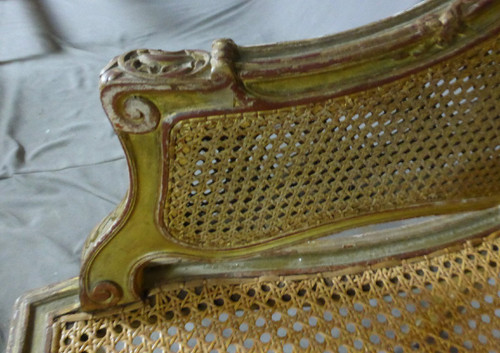 Louis XV gilded armchair