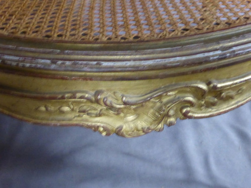 Louis XV gilded armchair