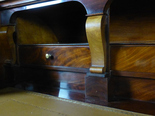 19th Century Mahogany Cylinder Desk