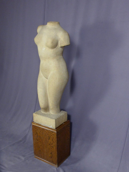 Stone Sculpture Signed Tajana André