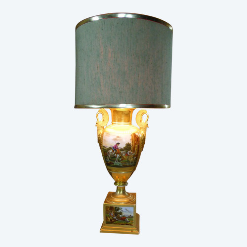 Empire Style Paris Porcelain Lamp