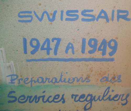 SWISSAIR 1947 1949 poster project.