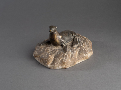 Sea Lion Or Sea Lion In Bronze, 20th Century