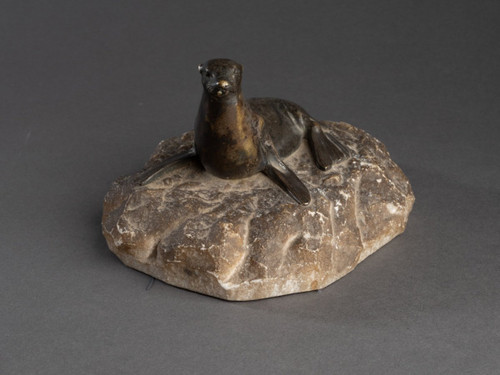 Sea Lion Or Sea Lion In Bronze, 20th Century