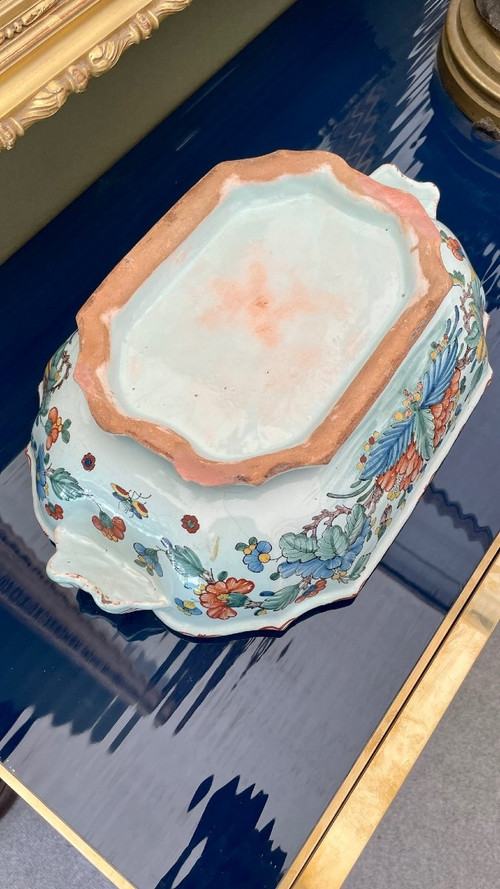 Earthenware Terrine From Rouen, Eighteenth Century