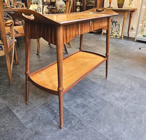 Majorelle Art Nouveau Serving Table "Cyclamens"