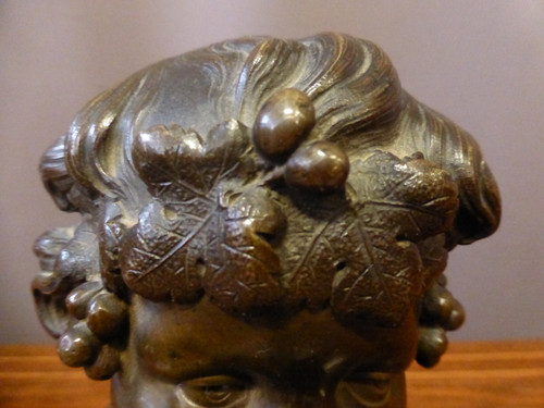 Bacchus En Bronze d'Après Moreau