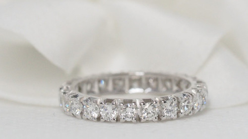 American Platinum and Diamond Wedding Ring