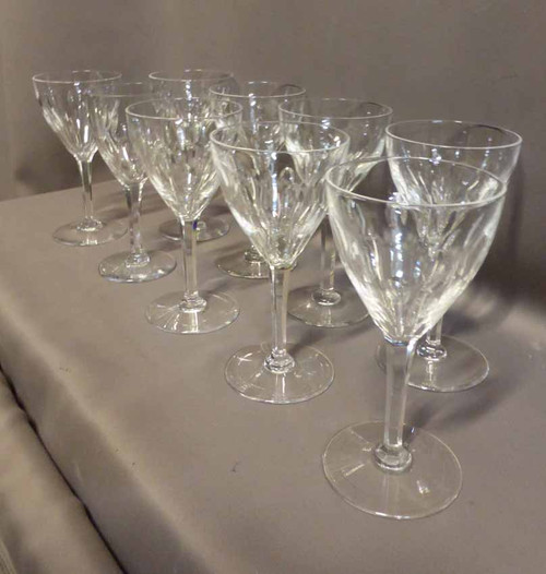 Service Of 50 Glasses And 6 Crystal Carafes