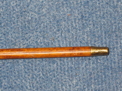 Cane with knob in the shape of a greyhound dog's head, late 19th century