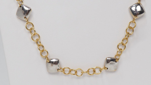 Collier En Or Bicolore 18kt