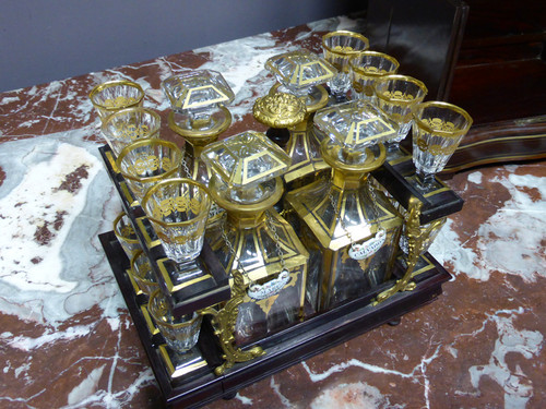 Boulle Marquetry Liqueur Cellar, Napoleon III Period