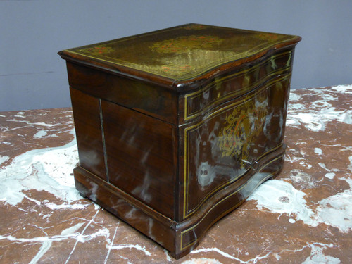 Boulle Marquetry Liqueur Cellar, Napoleon III Period