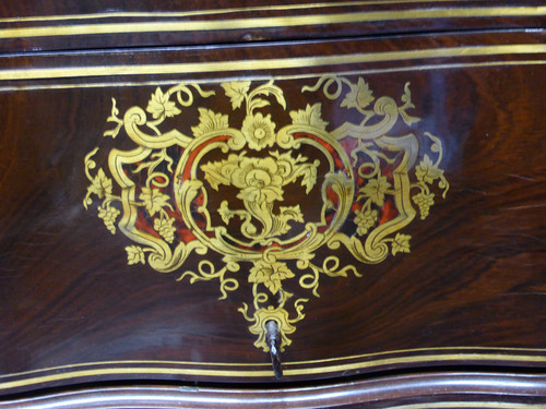 Boulle Marquetry Liqueur Cellar, Napoleon III Period