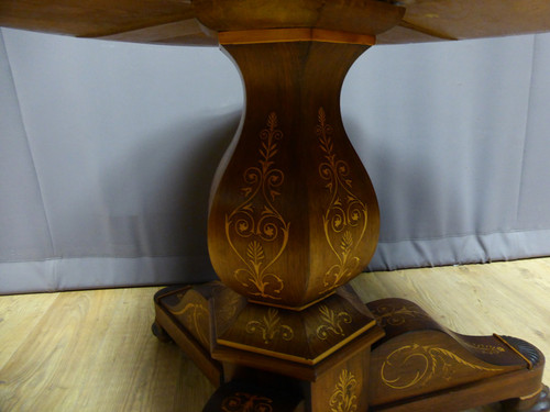 Charles X pedestal table