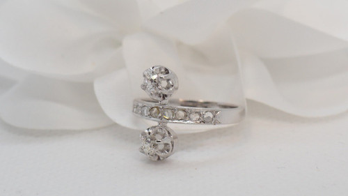 White Gold Platinum And Diamond Ring