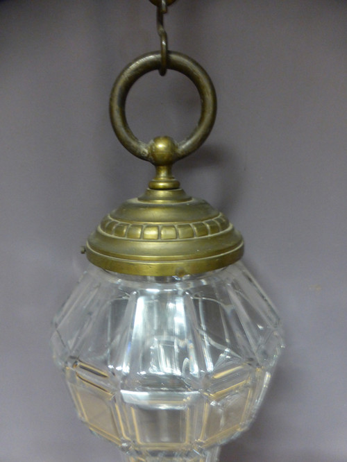 Glass And Bronze Lantern