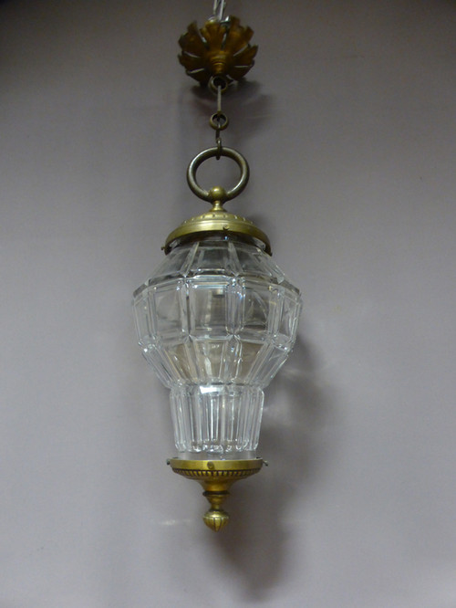 Glass And Bronze Lantern