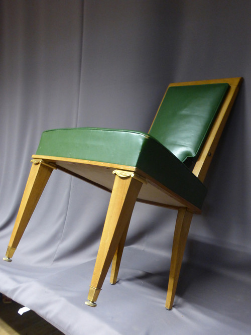 Suite Of 12 Art Deco Chairs (follower Of Maurice Jallot)