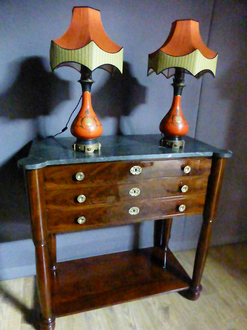 Mahogany Drawer Console