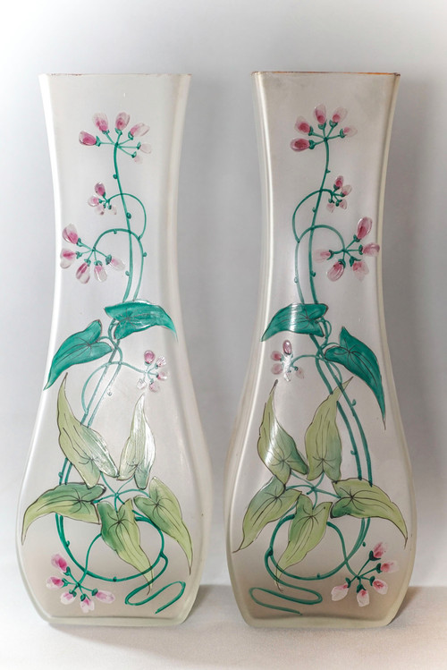 Pair of art deco vases