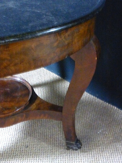 Mahogany Living Room Pedestal Table