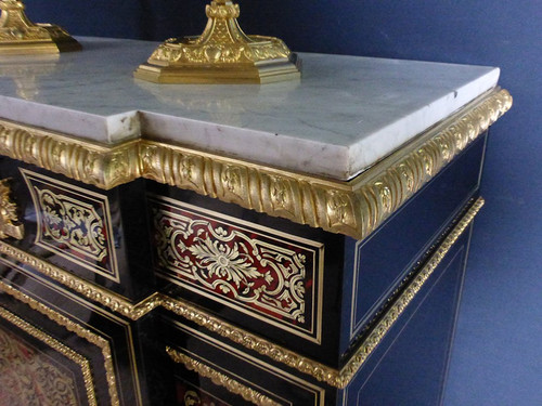 Sideboard In Boulle Marquetry Napoleon III period