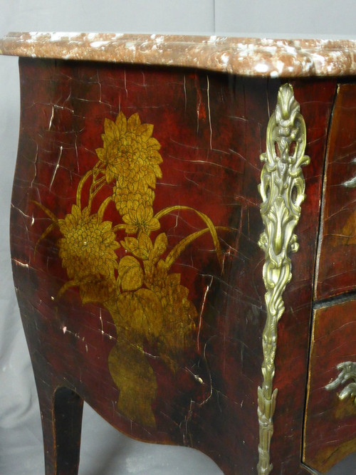 Commode Style Louis XV En Laque